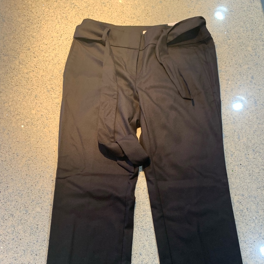 NWT Loft Women’s straight black slacks